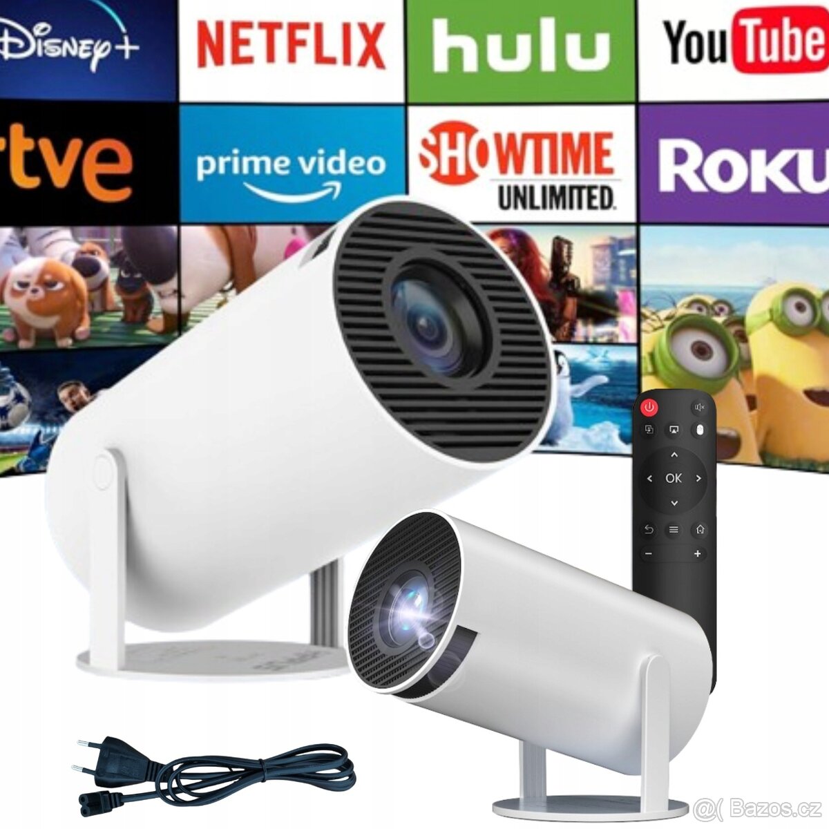 Projektor PRO 4K Android 11 bílý - 7