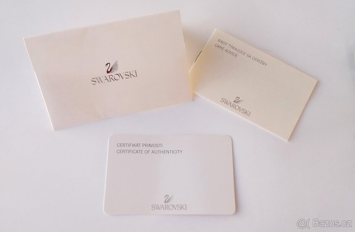 Náušnice Swarovski–ref.č. 661108, originál, s certifikátem - 7