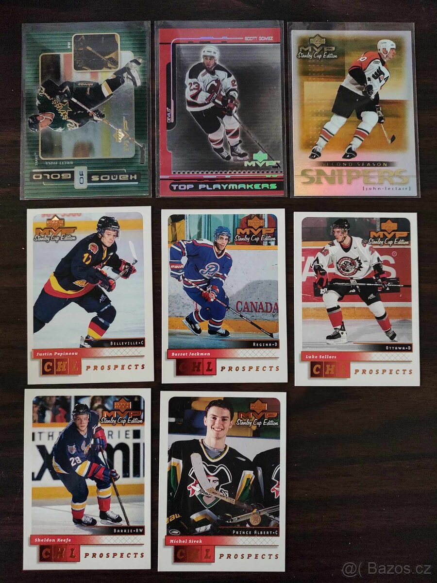 Predám hokejové kartičky z 90 rokov (UD,Top.,metal, pacific. - 7