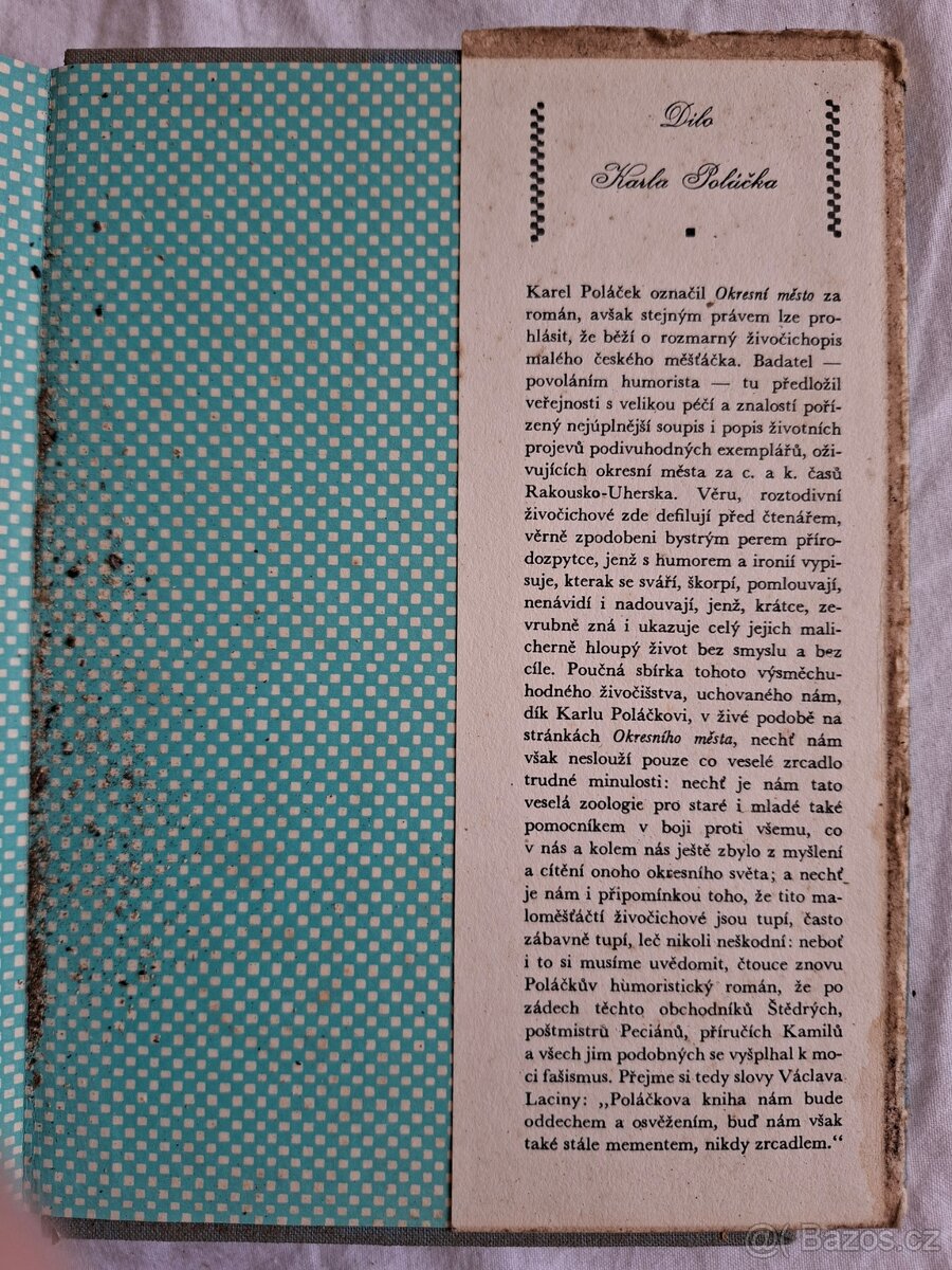 Okresní město - Karel Poláček (1960) - 7