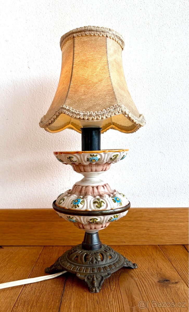 Stará porcelánová lampička - 7