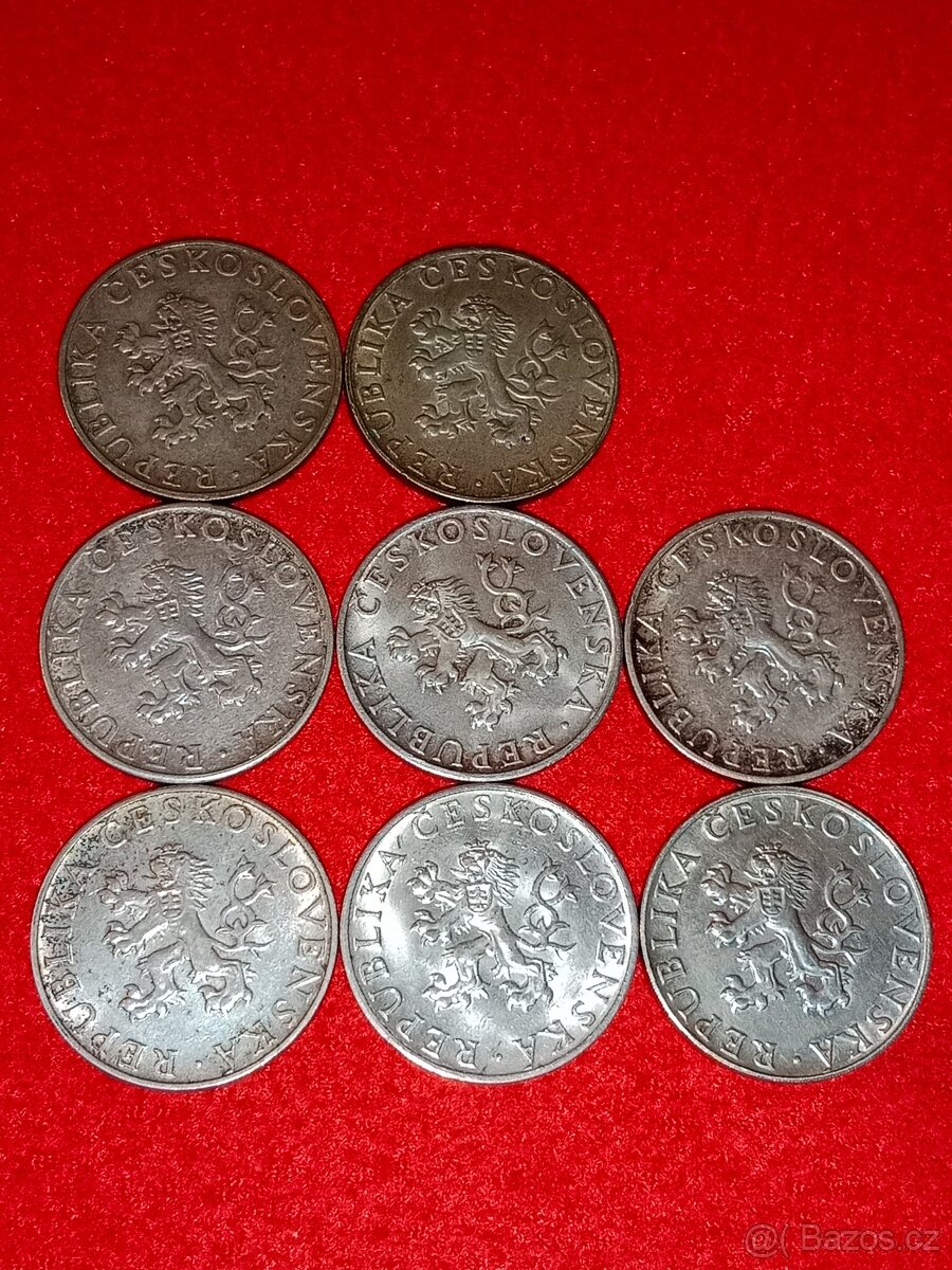 Československé stříbrné mince 143 ks - pouze komplet - 7