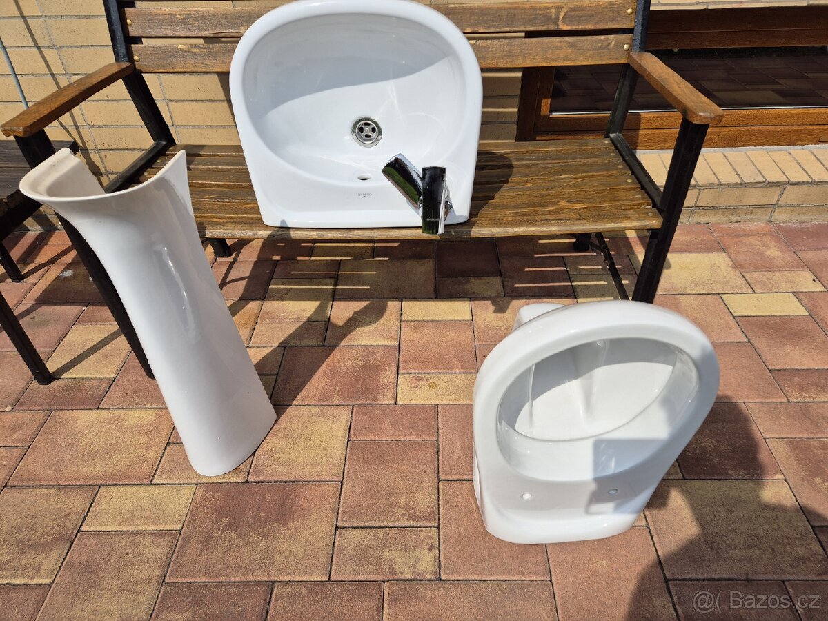 umyvadlo včetně baterie+wc mísa - 7
