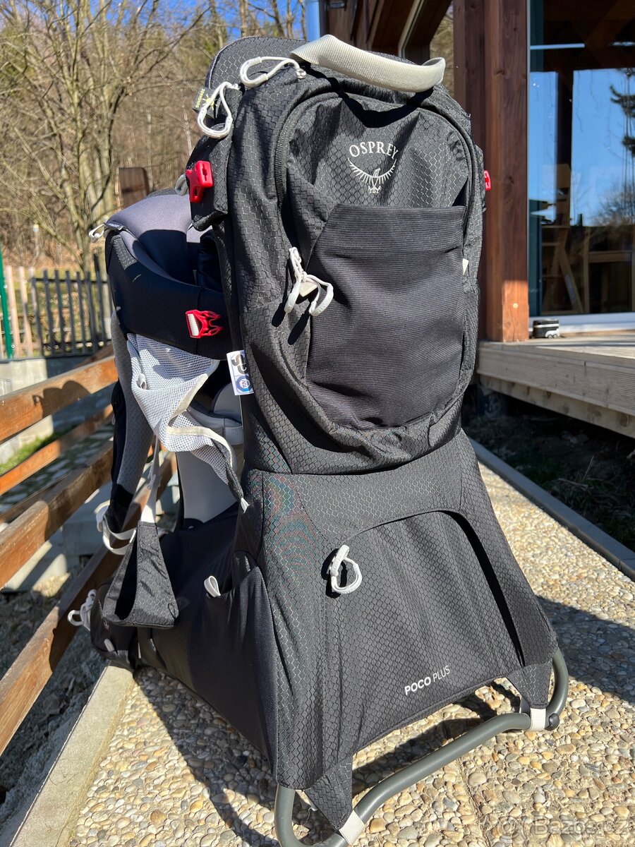 Turisticke nositko Osprey Poco Plus - starry black - 7