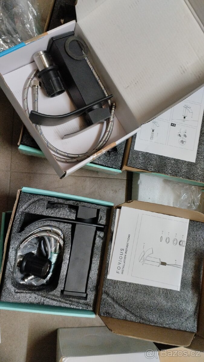 Dřezová baterie černá nová. - 7