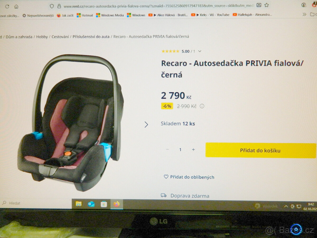 Autosedačka RECARO Privia - 7