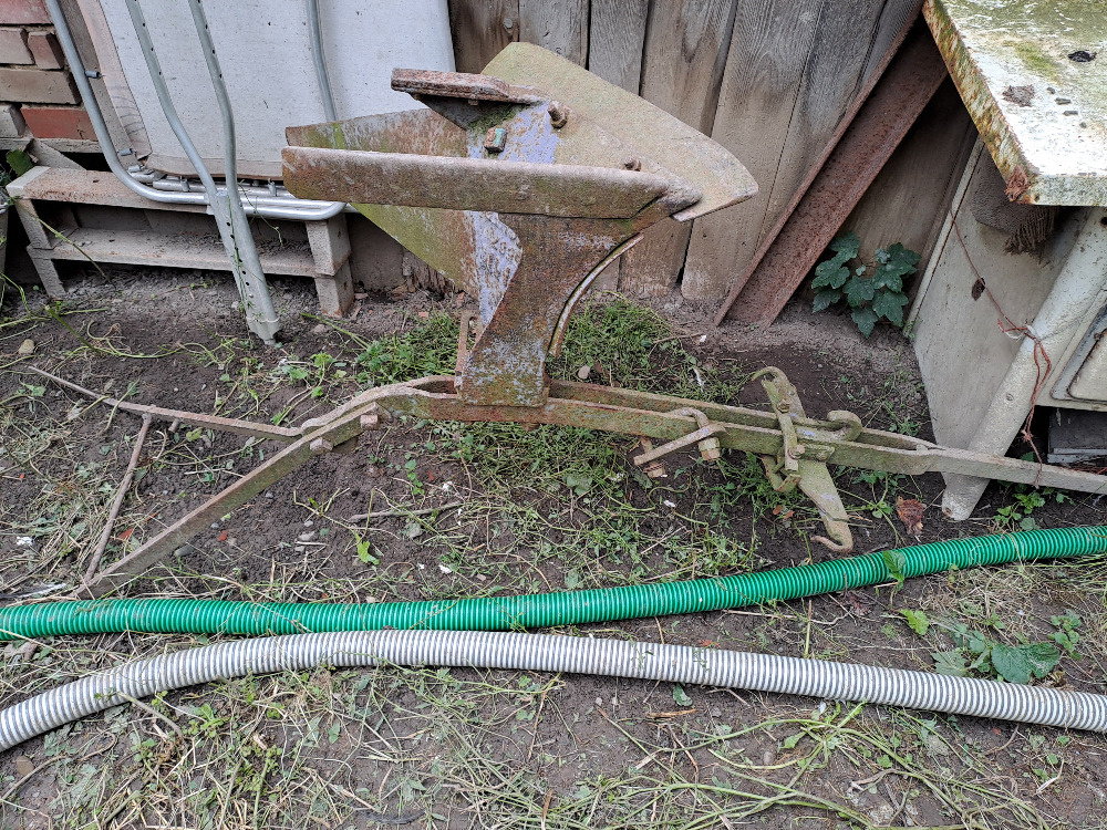 Prodám nastavitelný pluh za malotraktor - 7