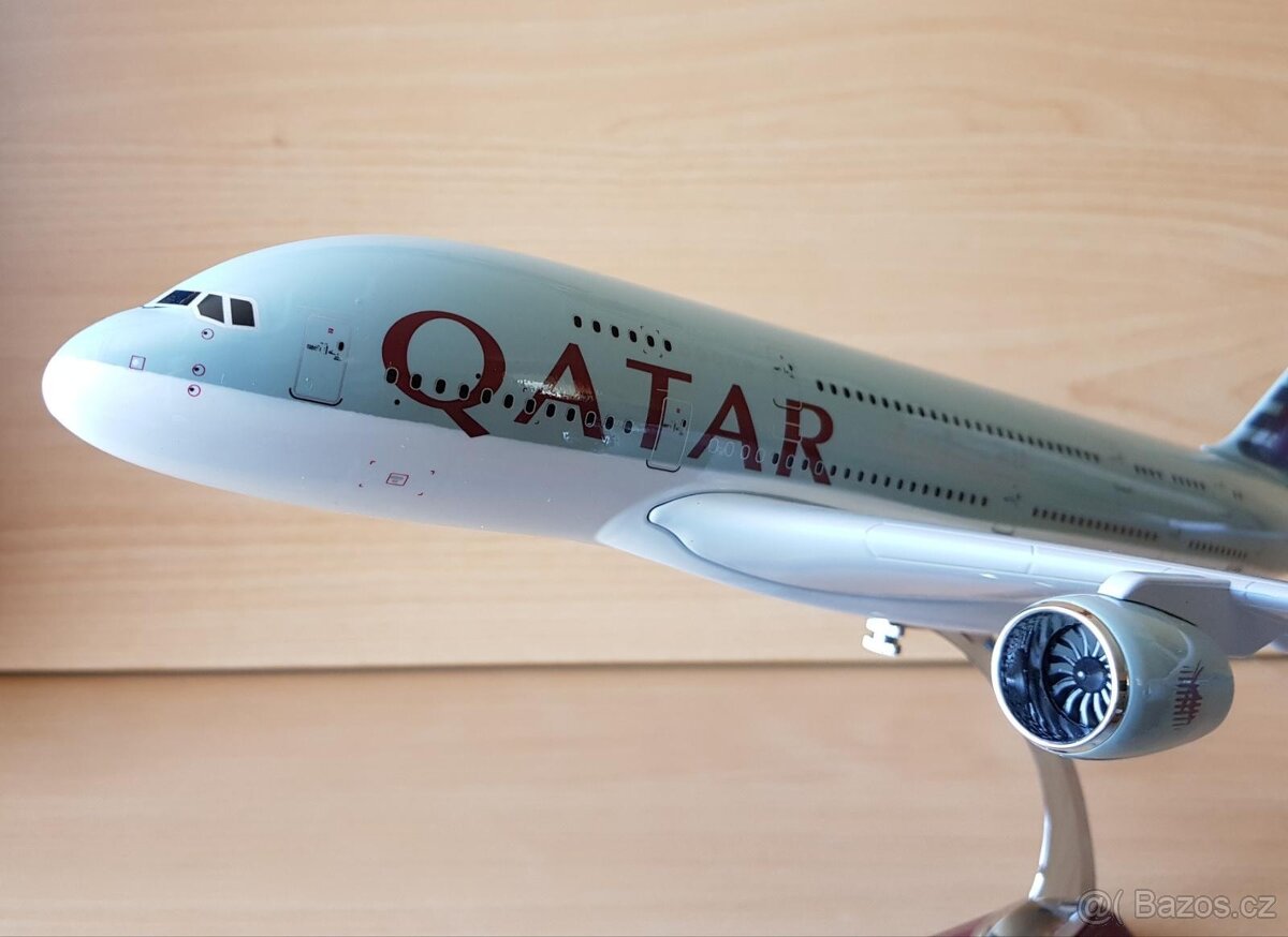 Model letadla QATAR A380 VELKÝ - 7
