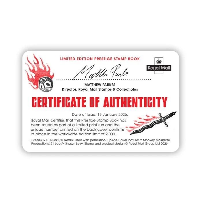 Royal Mail Stranger Things limitovaná edice 2000 ks - 7