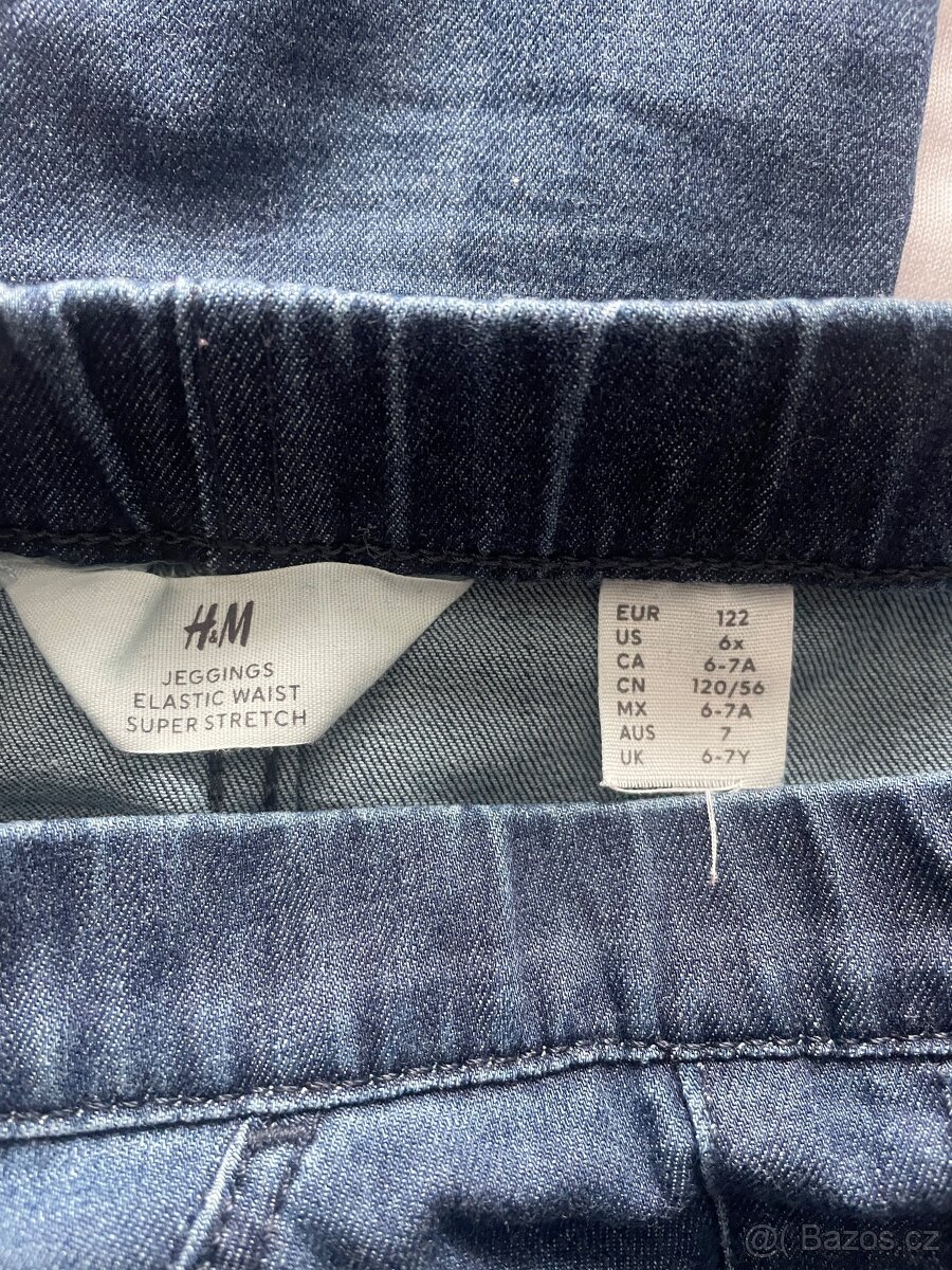 Dívčí džegíny velikost 122 - 7