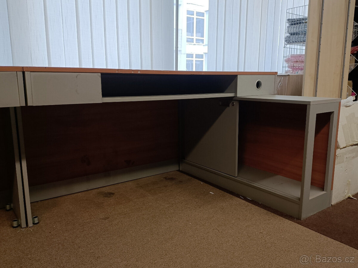 Skříňky a stůl do kanceláře, dětského/studentského pokoje - 7