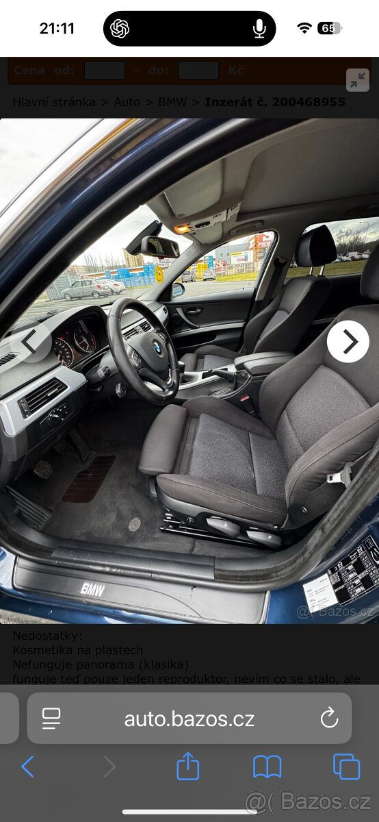 BMW E91 330d, M57, 170 kW, Manuál, zadek - 7