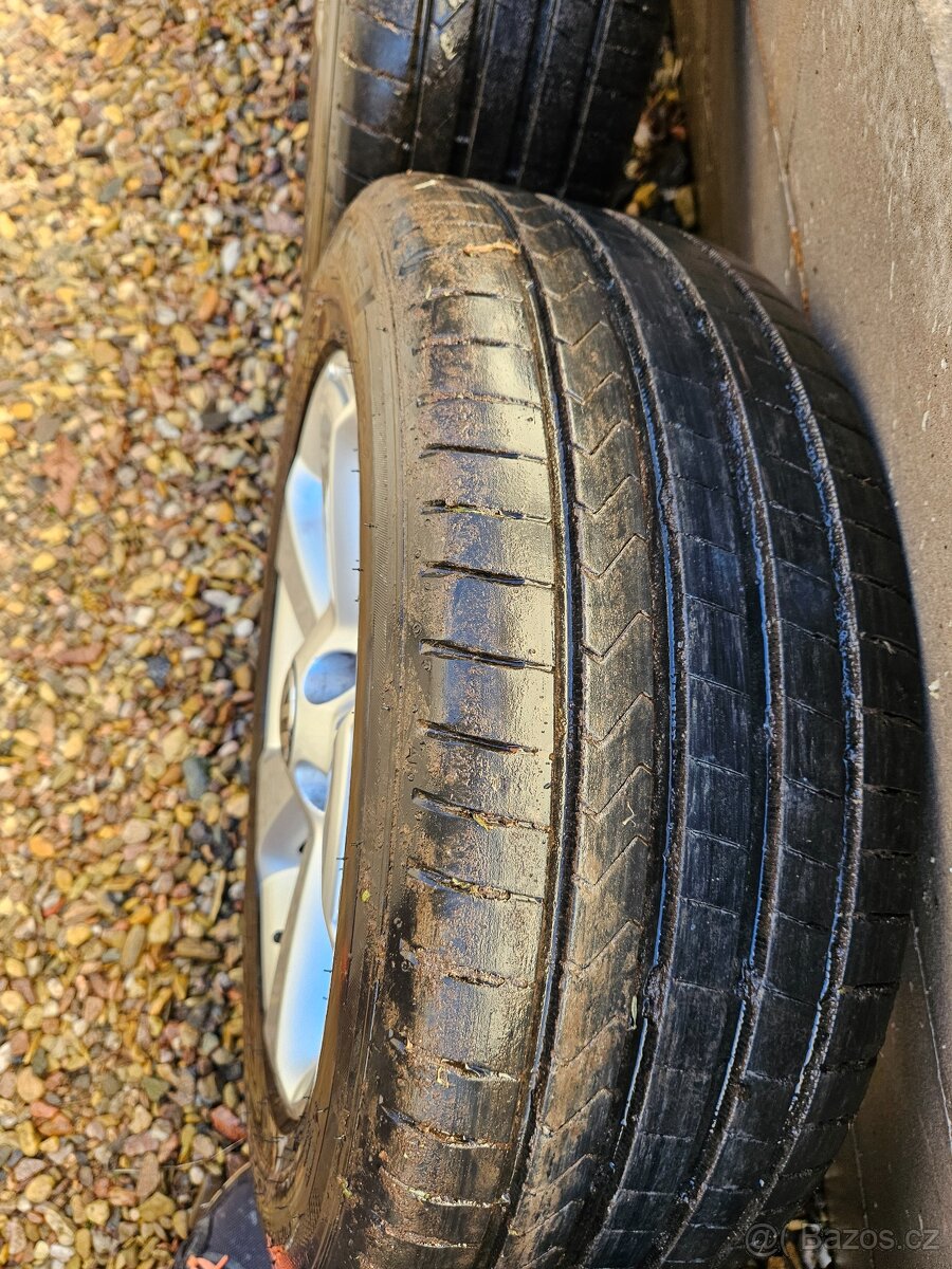 Alu disky VW s pneu TOP Hankook R16 sada, elektrony, disky - 7