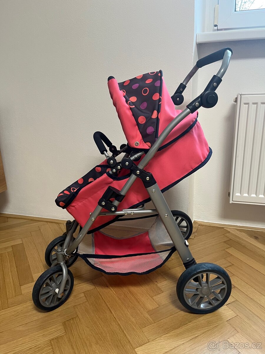 kočárek s židličkou pro panenky - 7