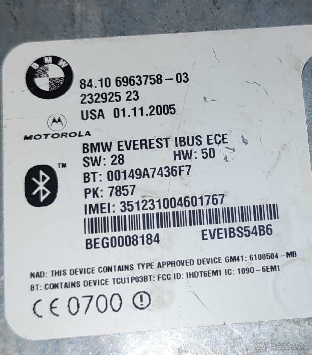 BMW modul Telematiky, GSM, Motorola - 7