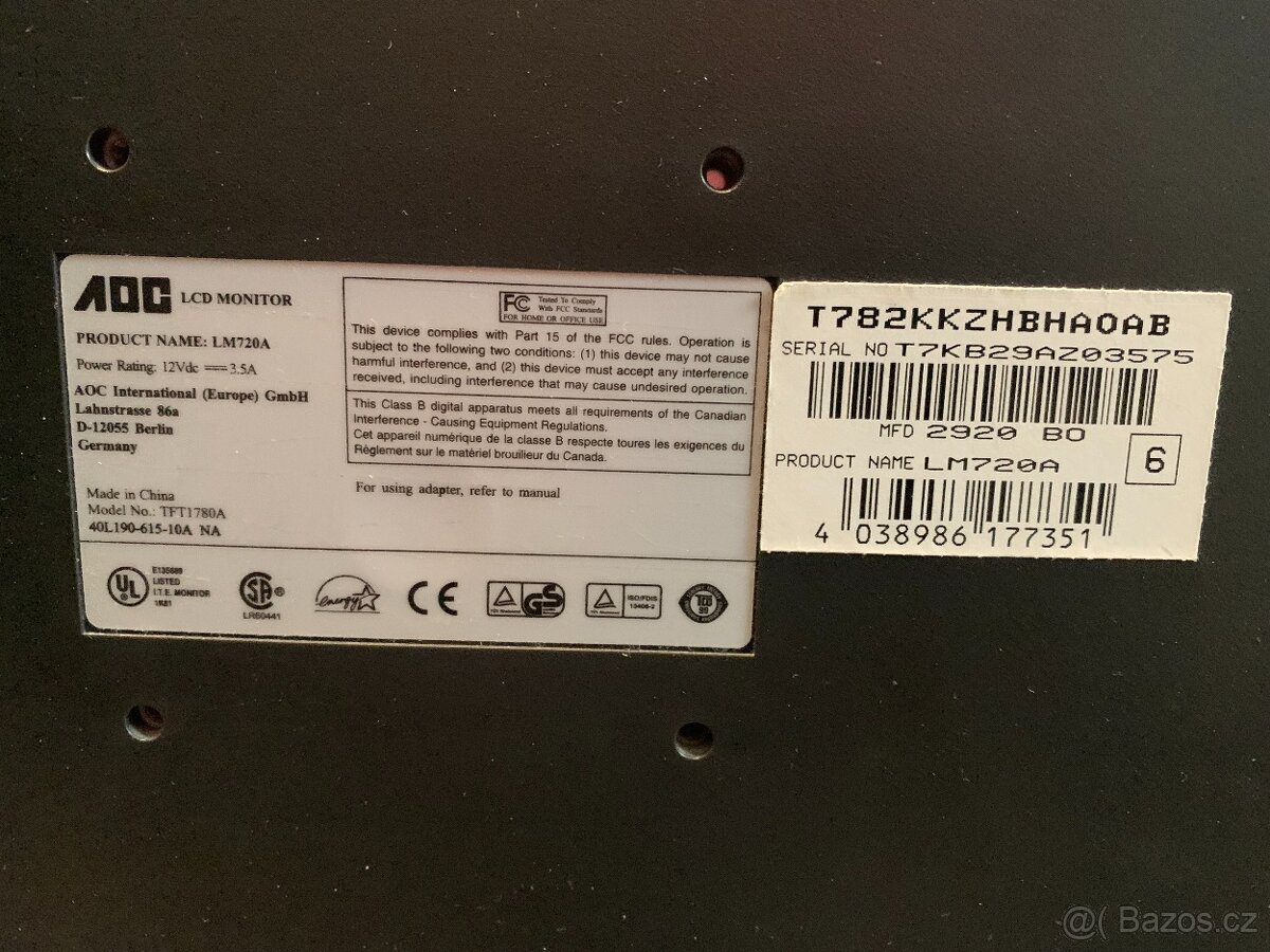 monitor 17" LCD LED - 7
