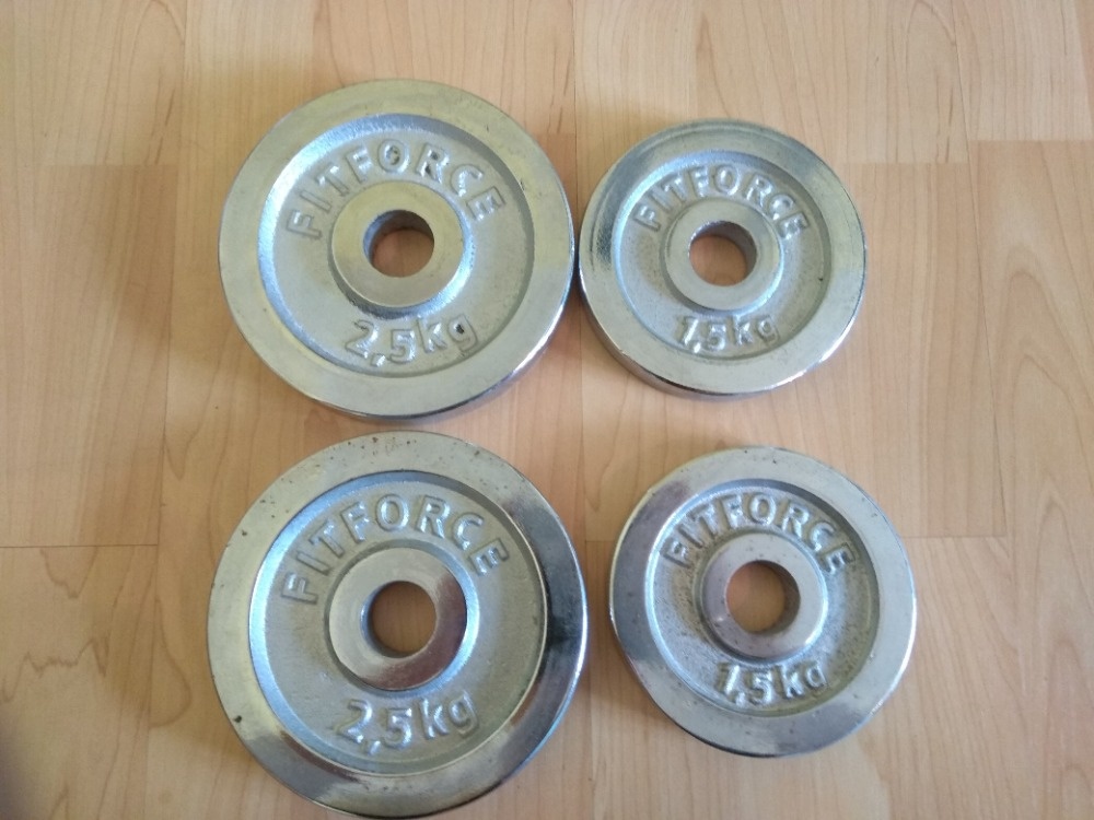 Bench press lavice 100 kg+ závaží Franka Sport + osy - 7