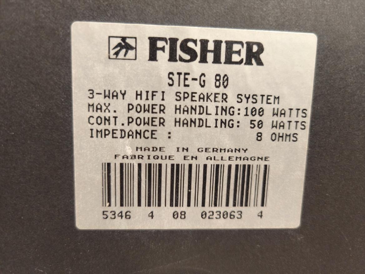 HIi-Fi věž Fisher CAC G80 s repro, pěkný stav - 7