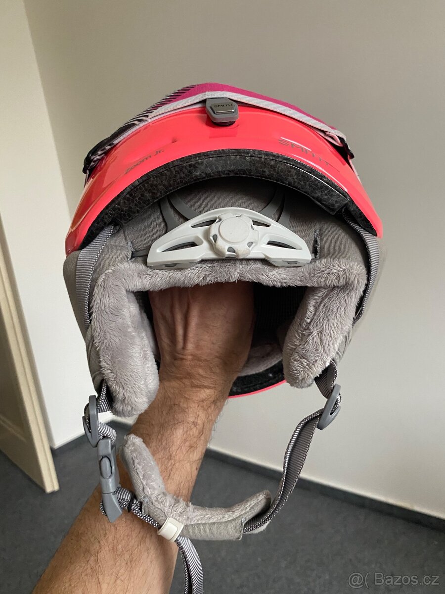 lyžařská helma Smith+ brýle - 7