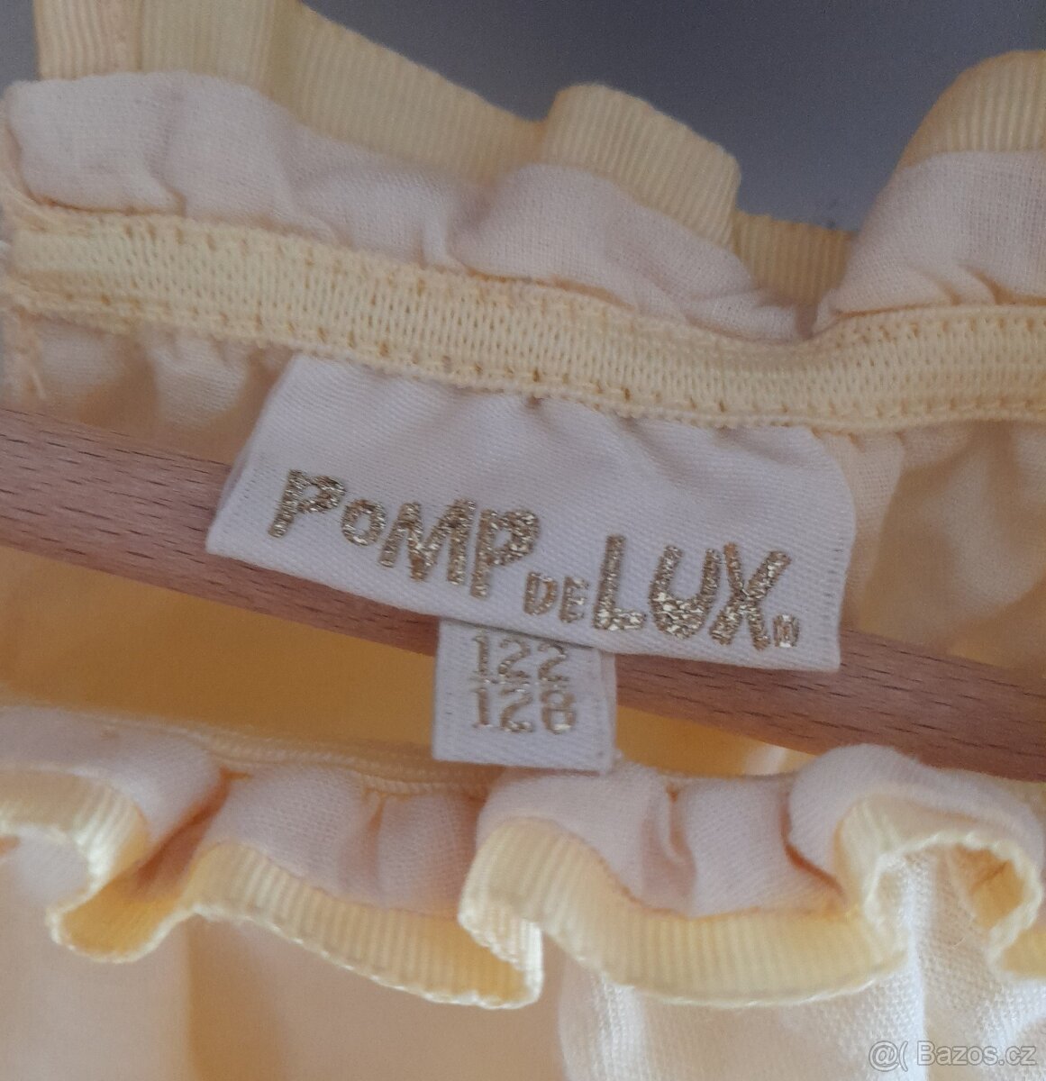 Šaty z lněné směsi POMPdeLUX, vel. 122/128 - 7