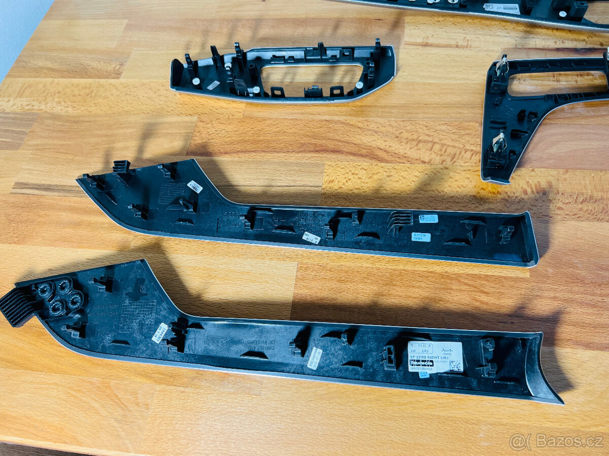 Audi A4 B9 hliníkový dekor lišty interiéru - 7