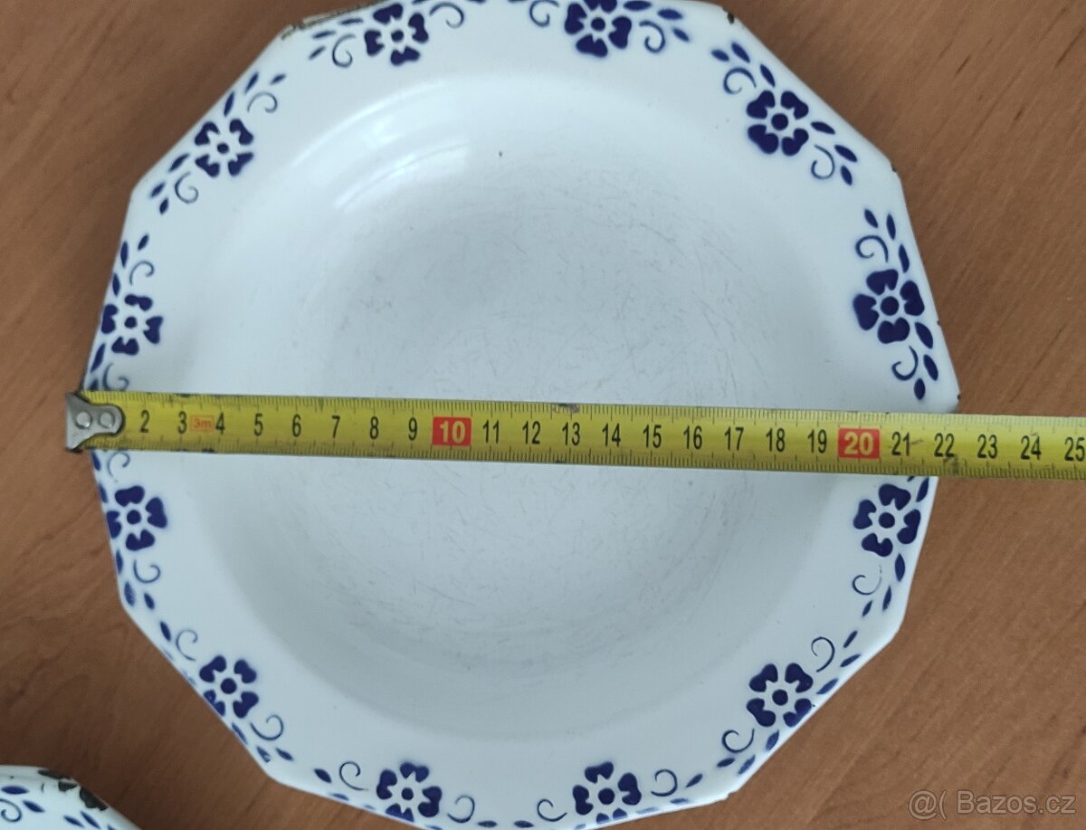Smaltovaný talíř. - 7