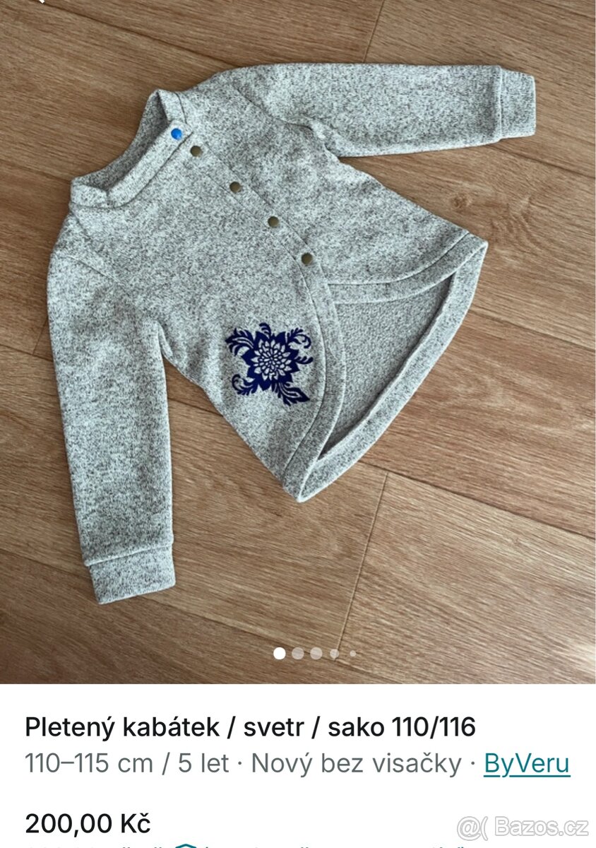 Oblečení pro holku 110 - 110/116 - bundy/šaty/trička/kalhoty - 7