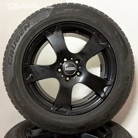 SSANGYONG KORANDO 5x112 R17 ET35+CELOROČNÍ 225/60R17 7/6mm - 7