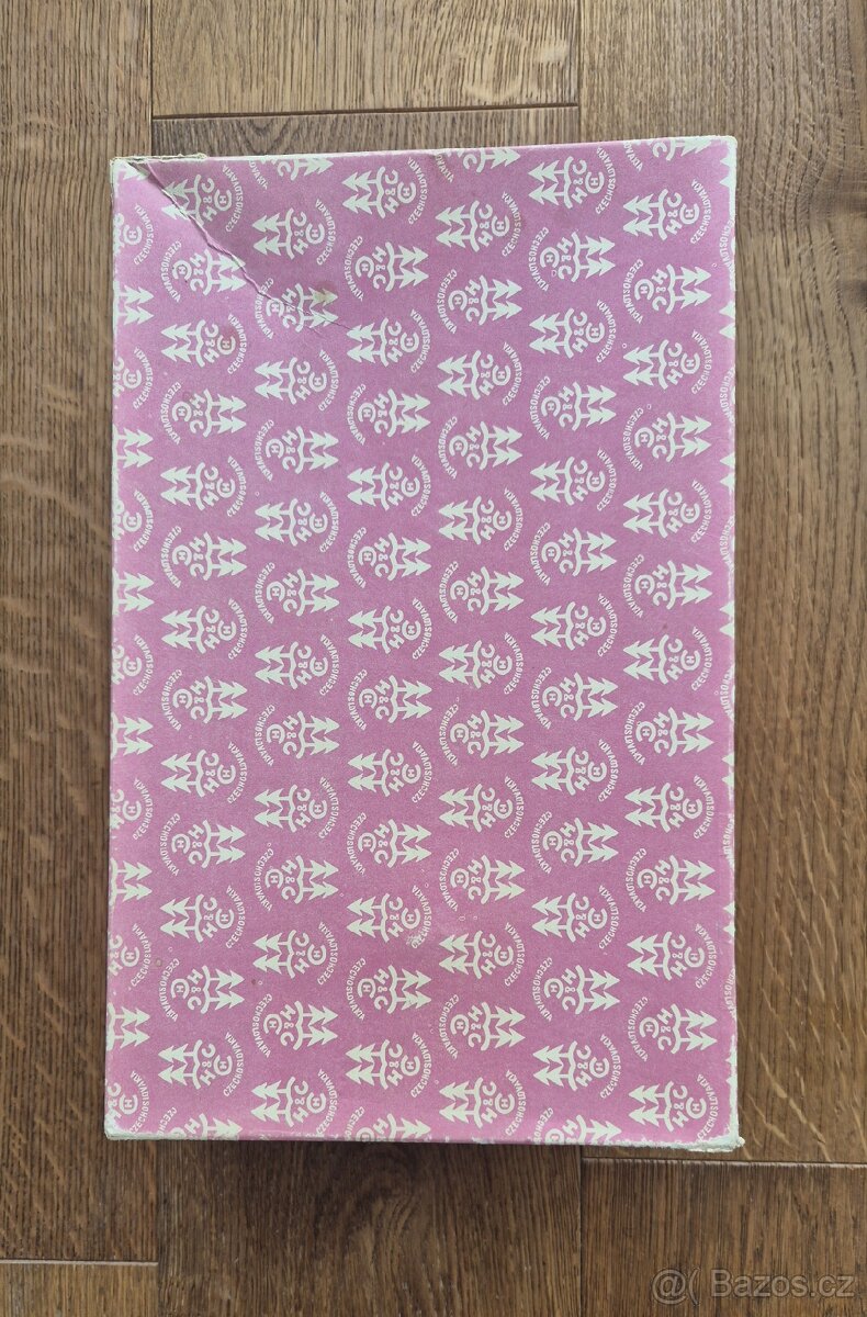 H&C růžový porcelán v původní krabici - karafa Lenka - 7