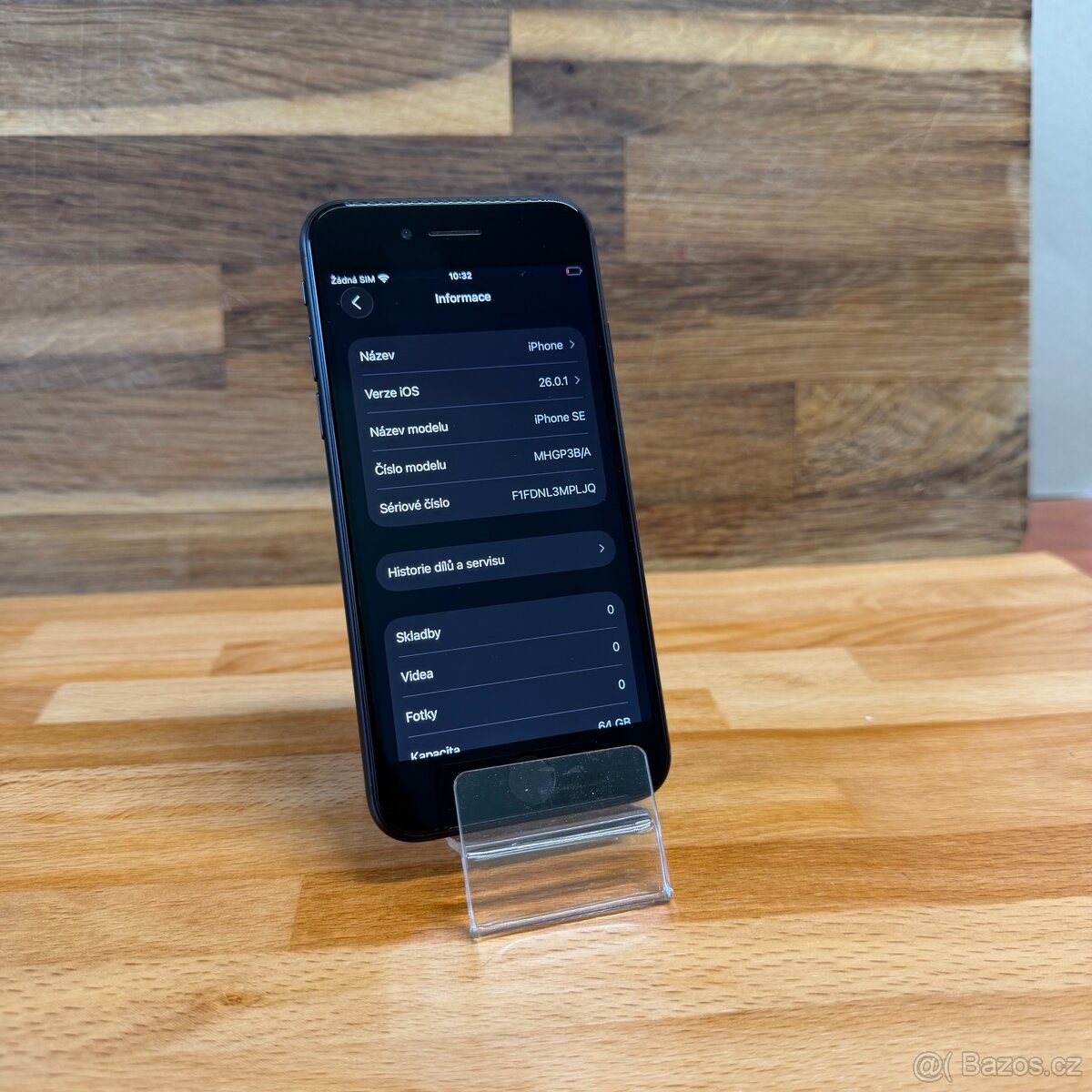 IPhone SE 2020 64GB, černý, 100% baterie (rok záruka) - 7