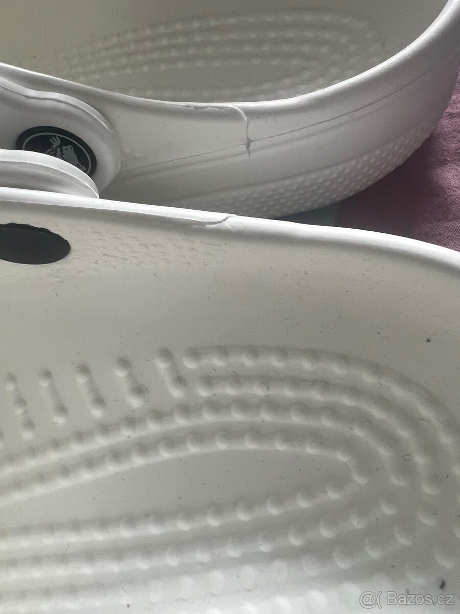 Crocs (pozor zbývá jen pár,bílá barva 38-39 vel.) - 7