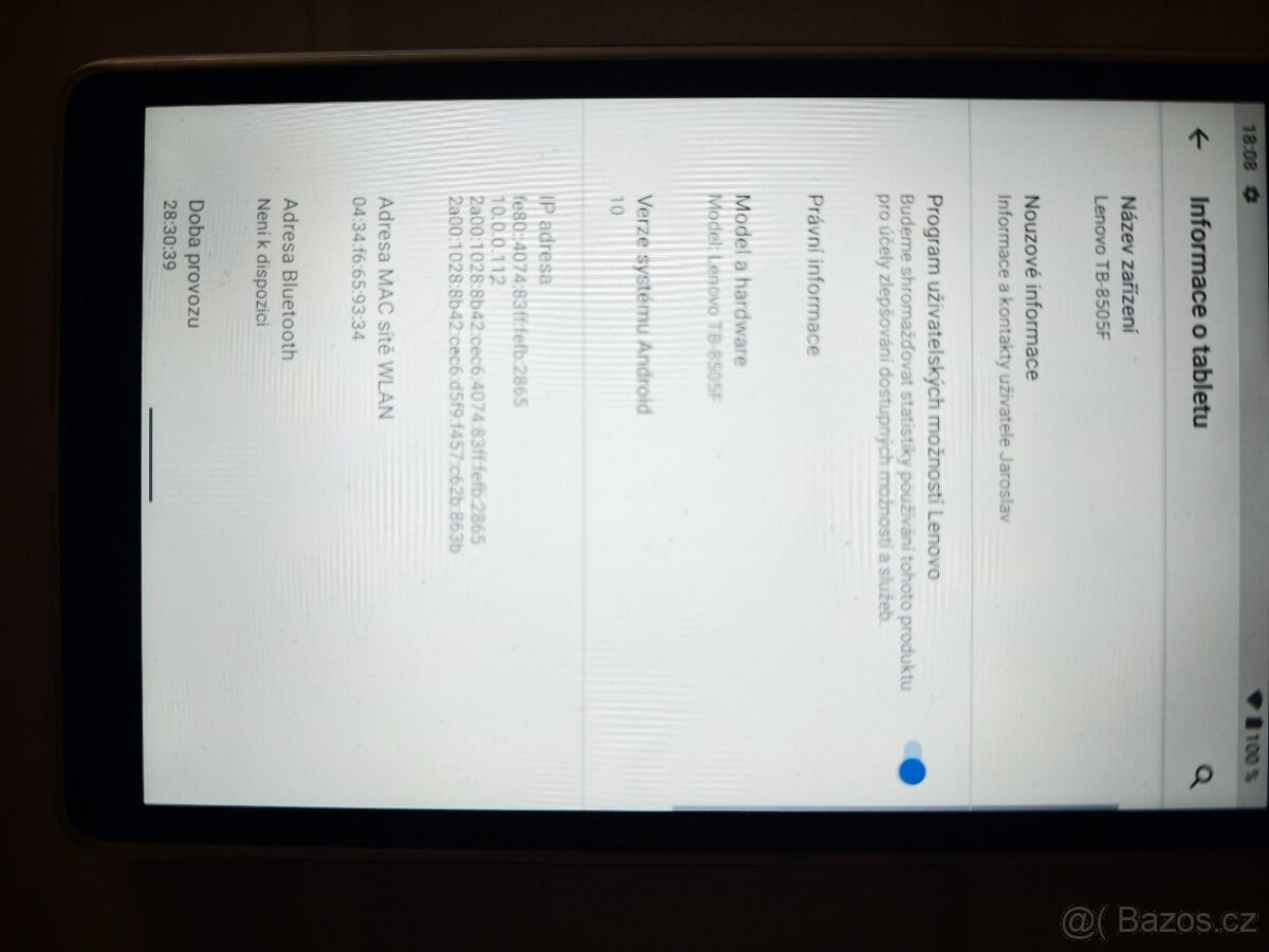Lenovo Tab M8 - 7
