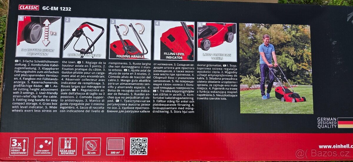 Nová sekačka Einhell GC-EM 1232 - 7