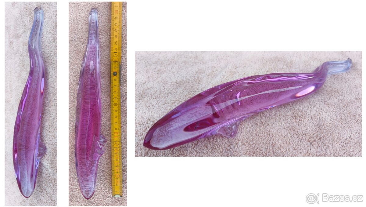 Různé předměty z hutního skla - 7