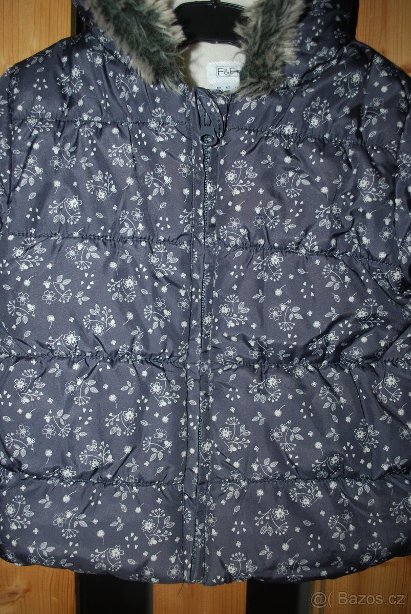 ZIMNÍ BUNDA/BUNDIČKA, ZN.F&F, VEL.92 - 7