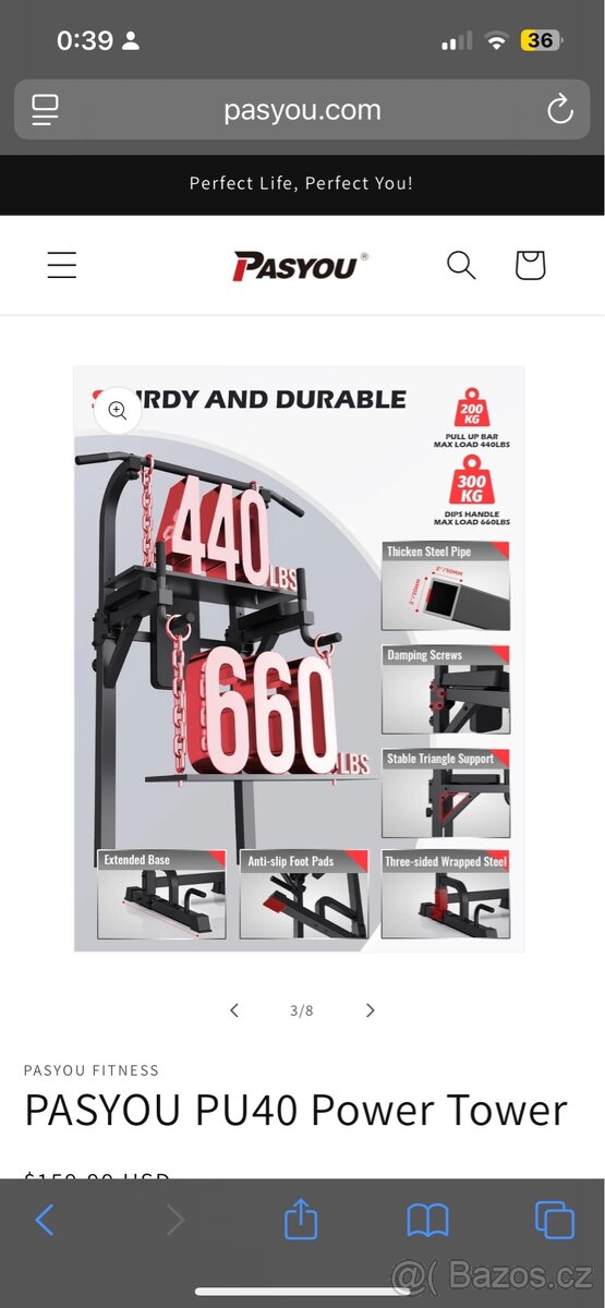 Multifunkční hrazda - NOVA - 7