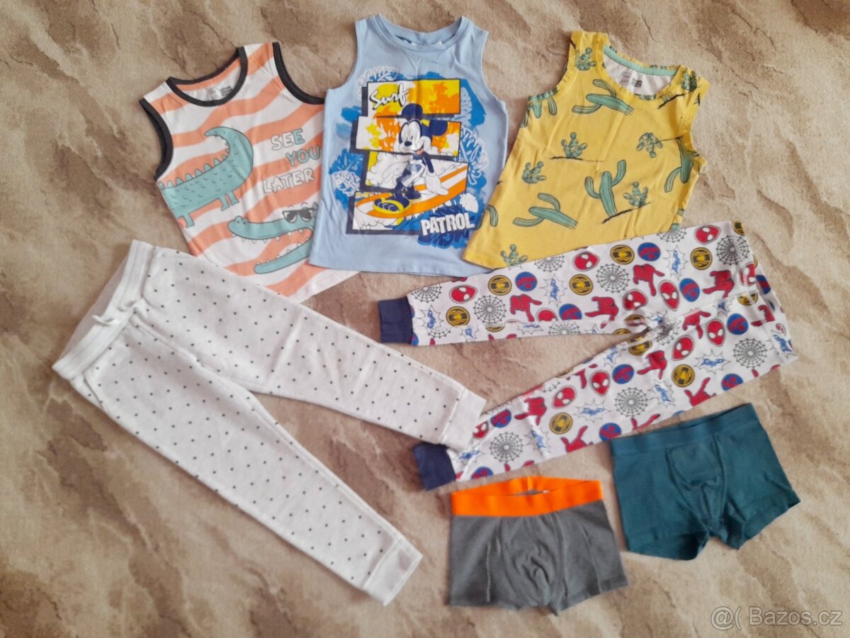 11x balíček oblečení kluk vel. 110-116/122 - 7