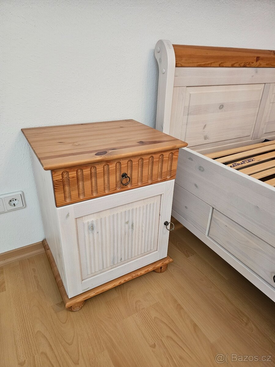 ..Zamluveno..Ložnice Celodřevená postel s úložným prostorem - 7