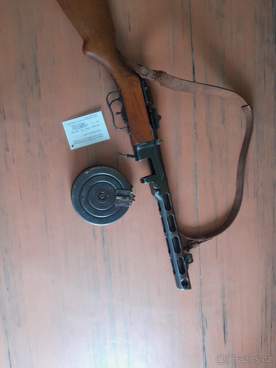 Znehodnocený samopal špqgin MPPS - 7