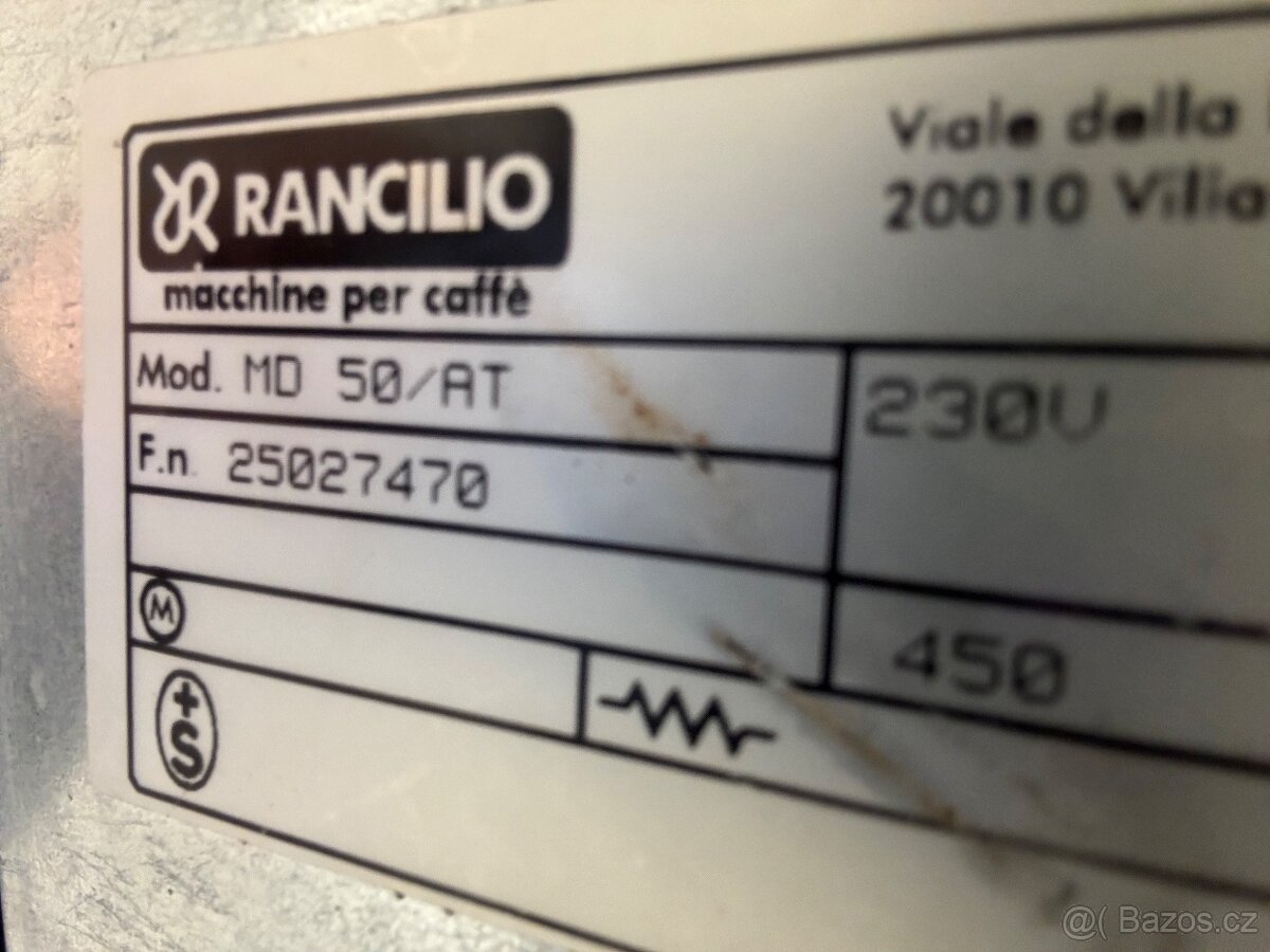 Prodám mlýnek na kávu zn. Rancilio - 7