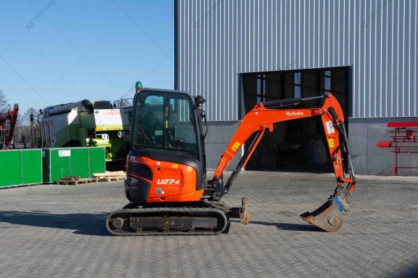 Minibagr pásový Kubota U27-4 - 7