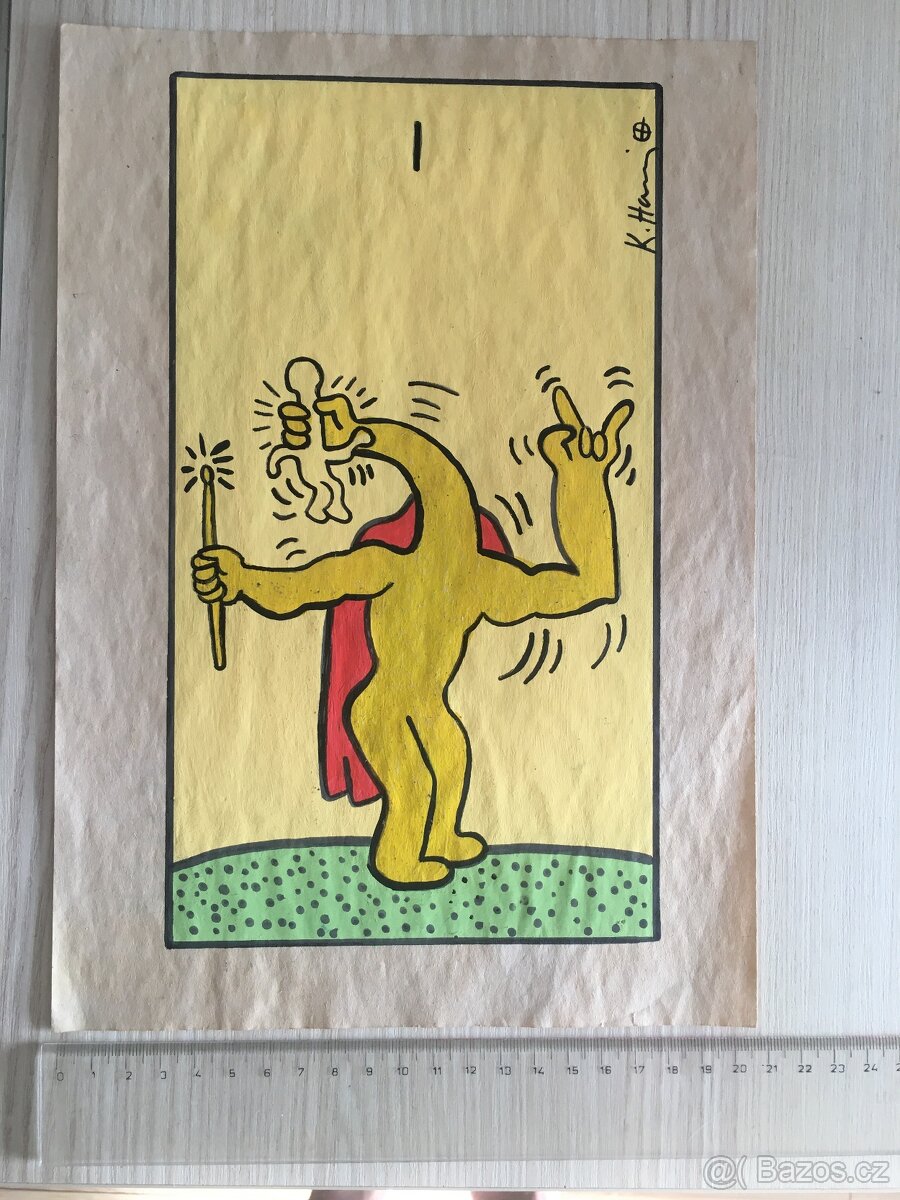 Krásný obrázek ve stylu Keith Haring - 7