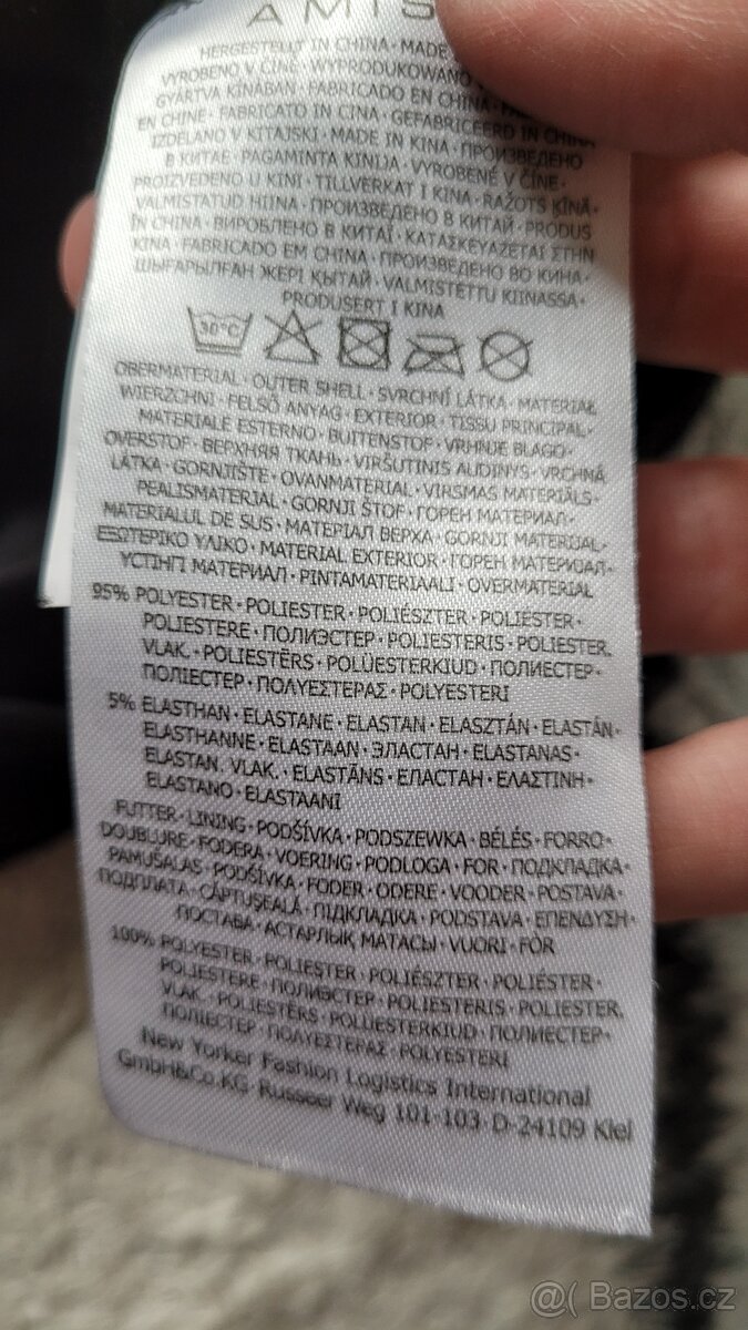 Krátké černé šaty, vel. 42 - 7
