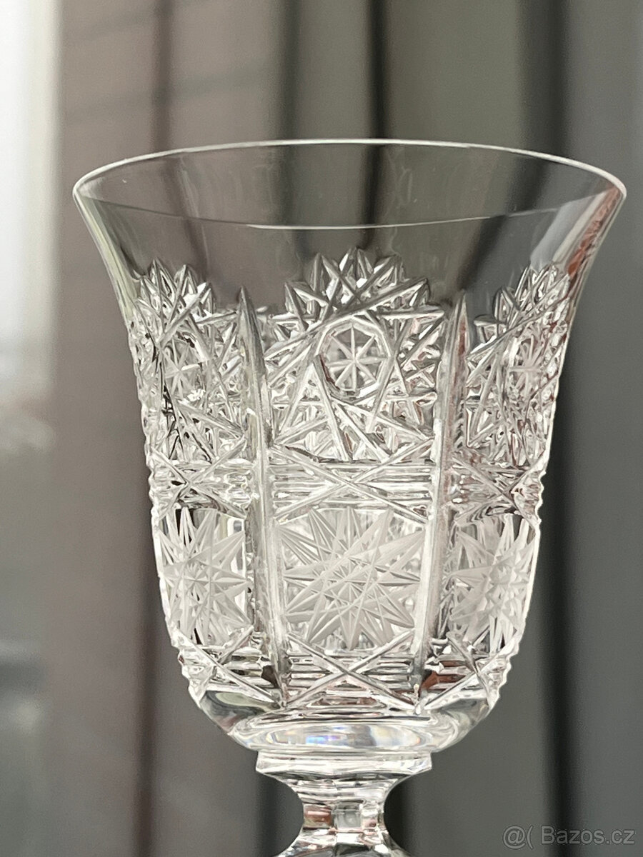 2x broušená sklenice na likér 70ml, Ruckl Nižbor - 7