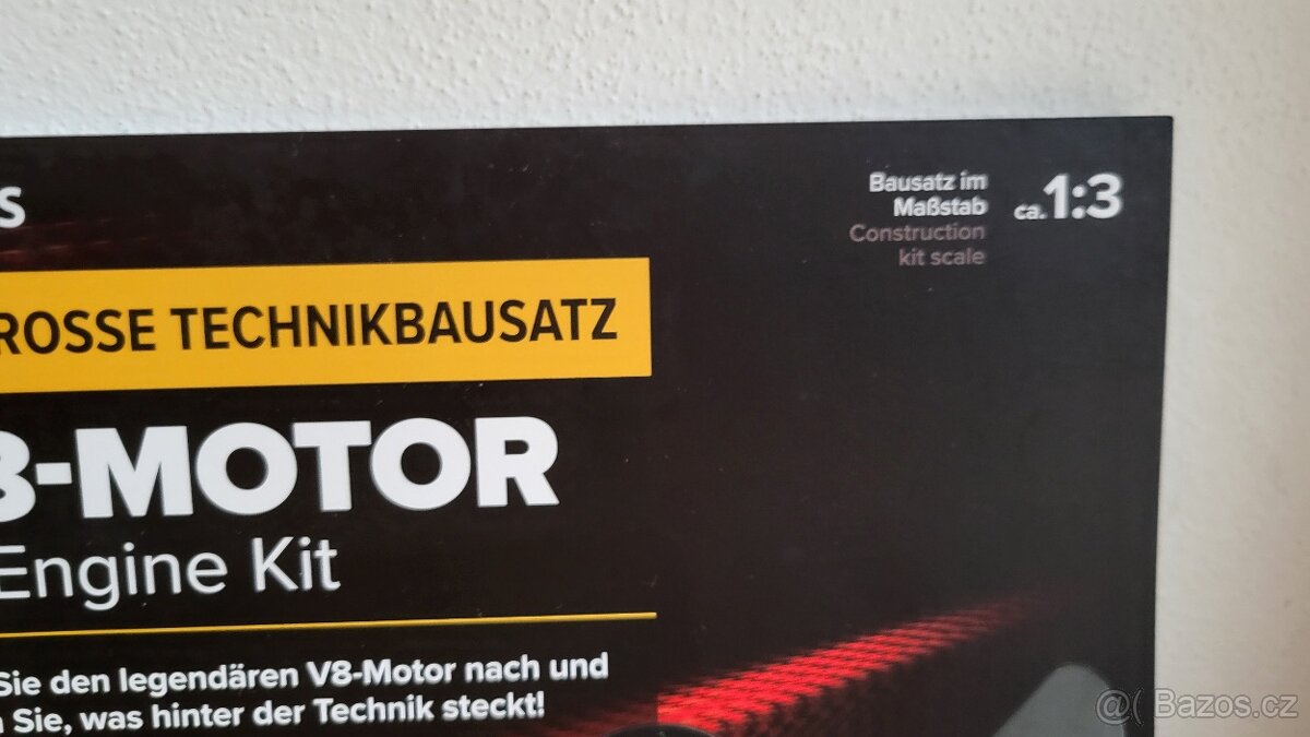 Franzis maketová stavebnice motoru V8 v měřítku 1:3 a zvuk - 7