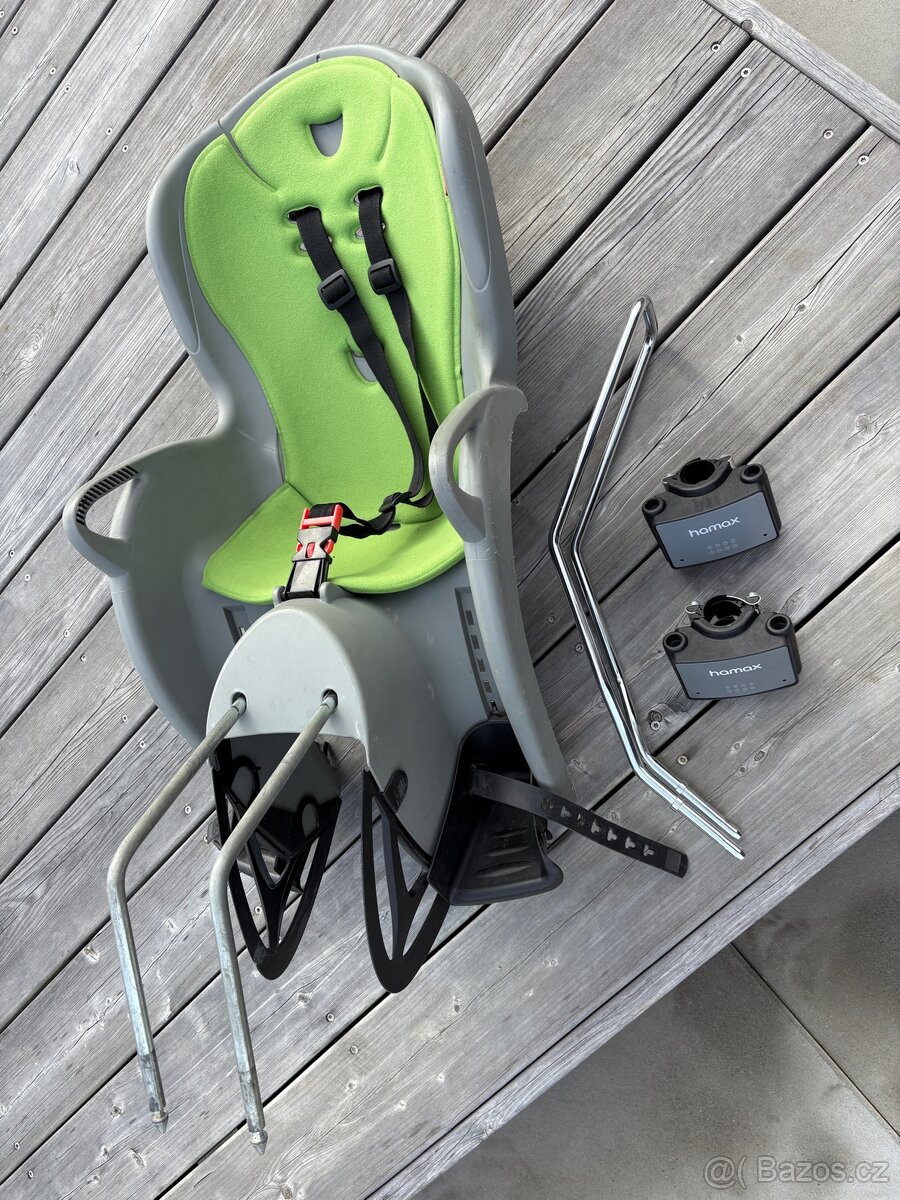 Dětská sedačka Hamax 2x adaptér + extra tyč pro nízký rám - 7