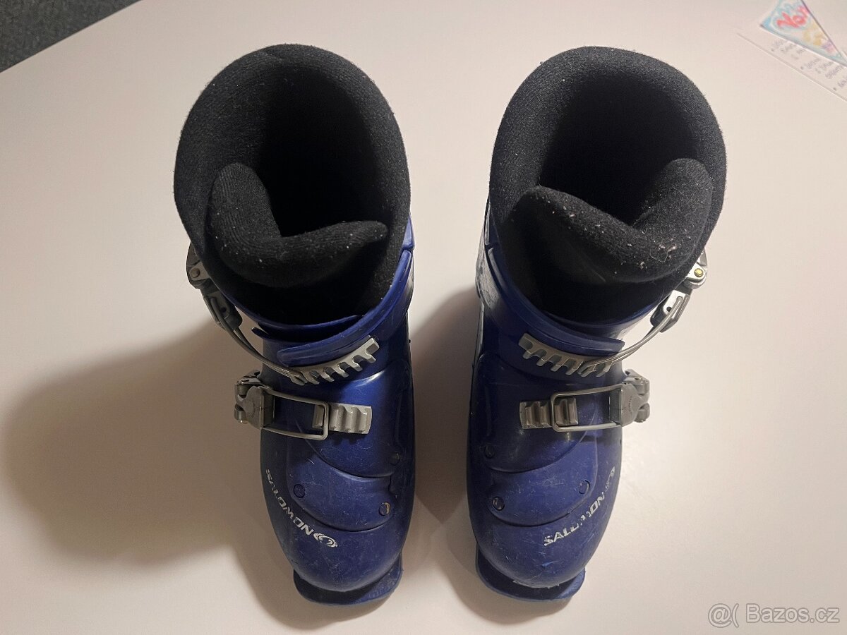 Dětské lyže ELAN 100 + přeskáče SALOMON 18 - lok. Prostějov - 7