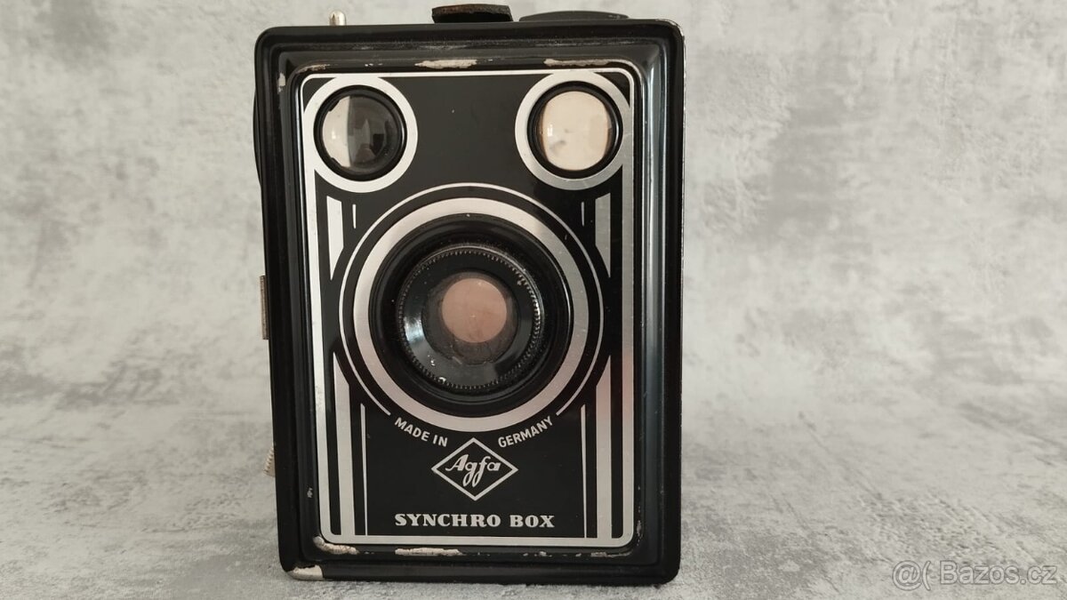 3ks staré historické fotoaparáty do sbírky, dekorace - 7