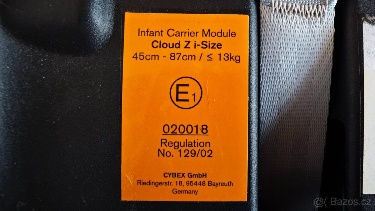 Dětská autosedačka Cybex 0-13kg - 7