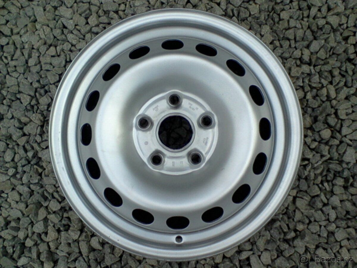 15 plechové disky VW Caddy,Touran,Golf V,VI,Plus,Octavia II - 7
